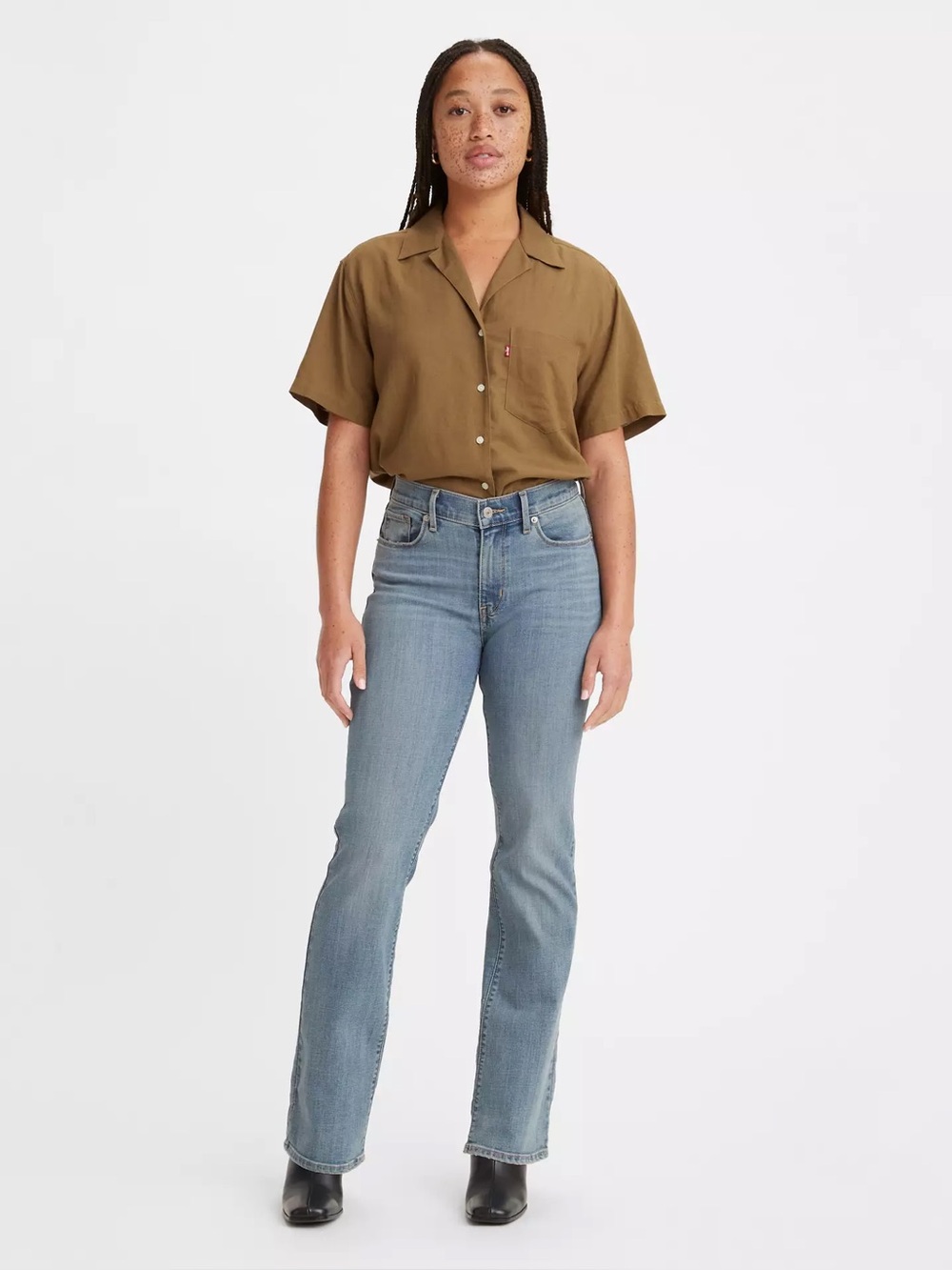 Levi's Women's Boot Cut Jeans - Classic Denim Blue